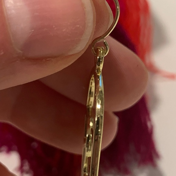 ✨NWT Abstract Minimal Face Dangle Earrings - Picture 8 of 9